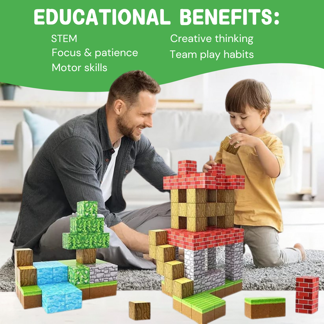 Bambini STEM Learning Magnetic Building Blocks